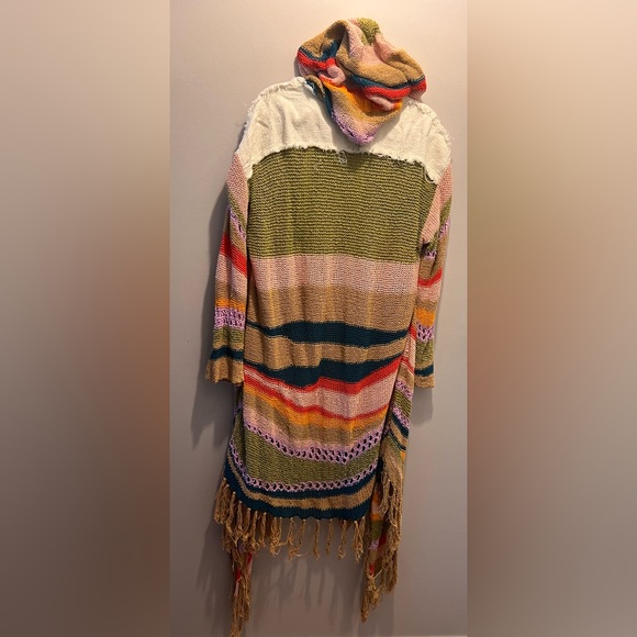 Free People Long Cardigan Sweater - Picture 2 of 5